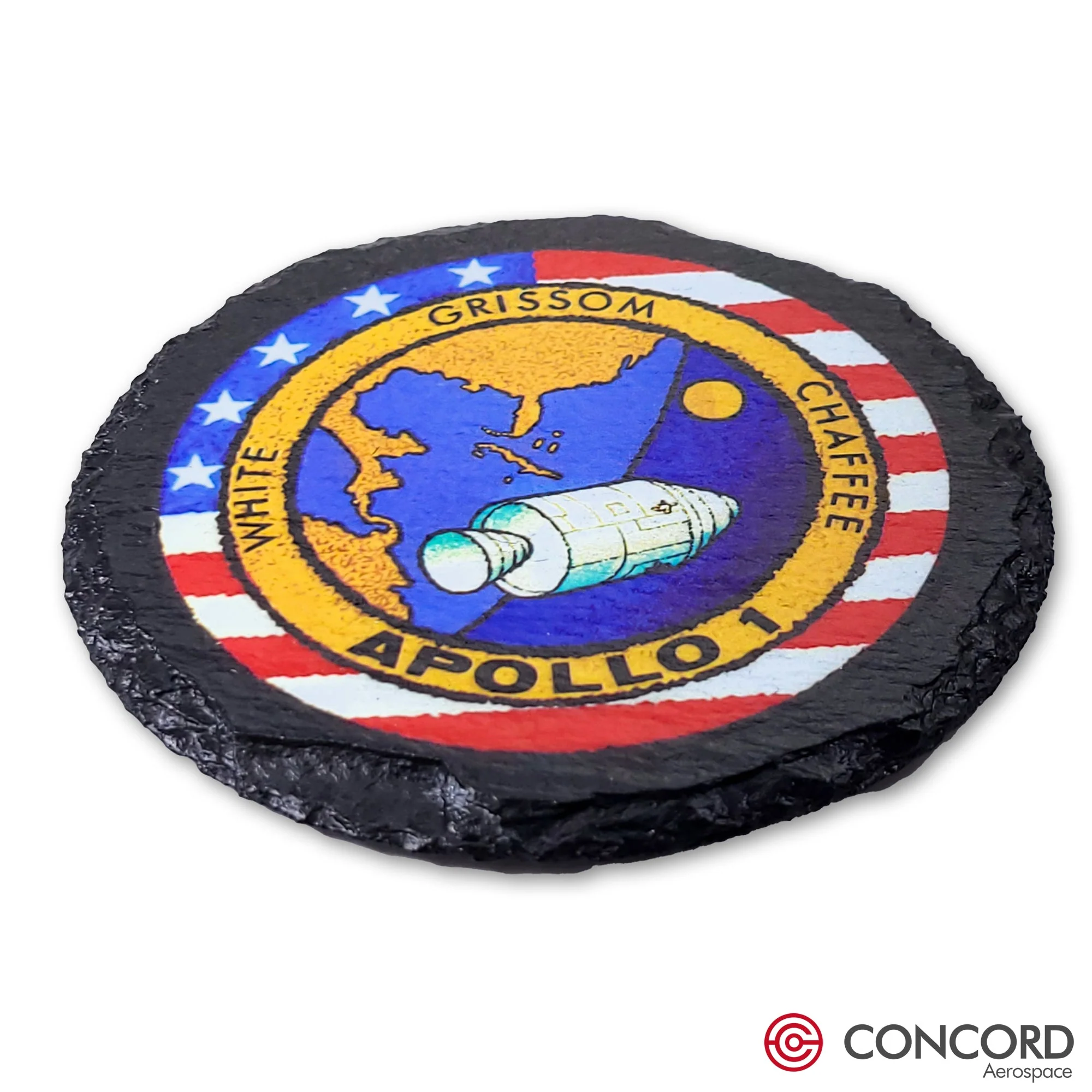 Apollo 11 Mission Slate Coaster - Image 2