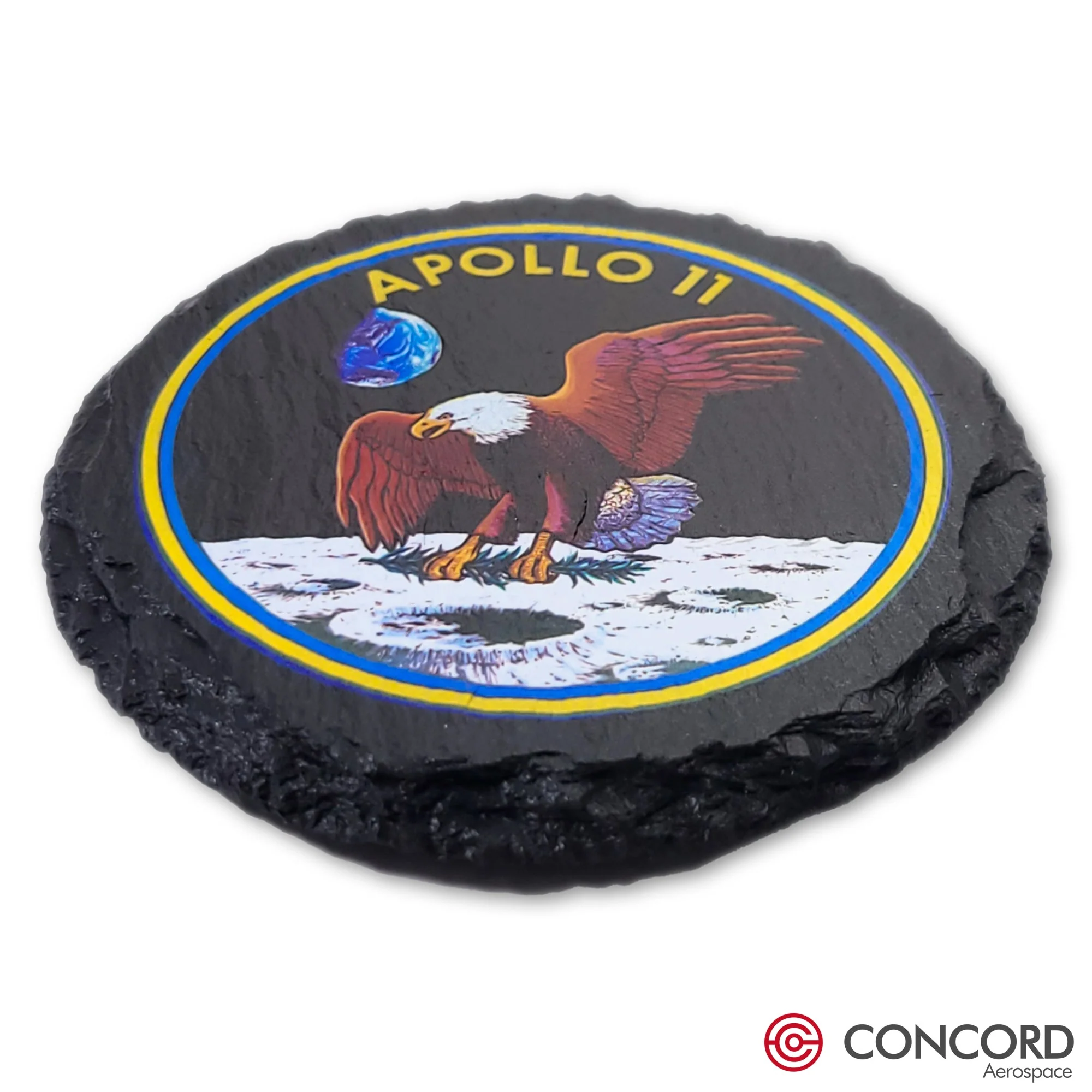 Apollo 11 Mission Slate Coaster - Image 2