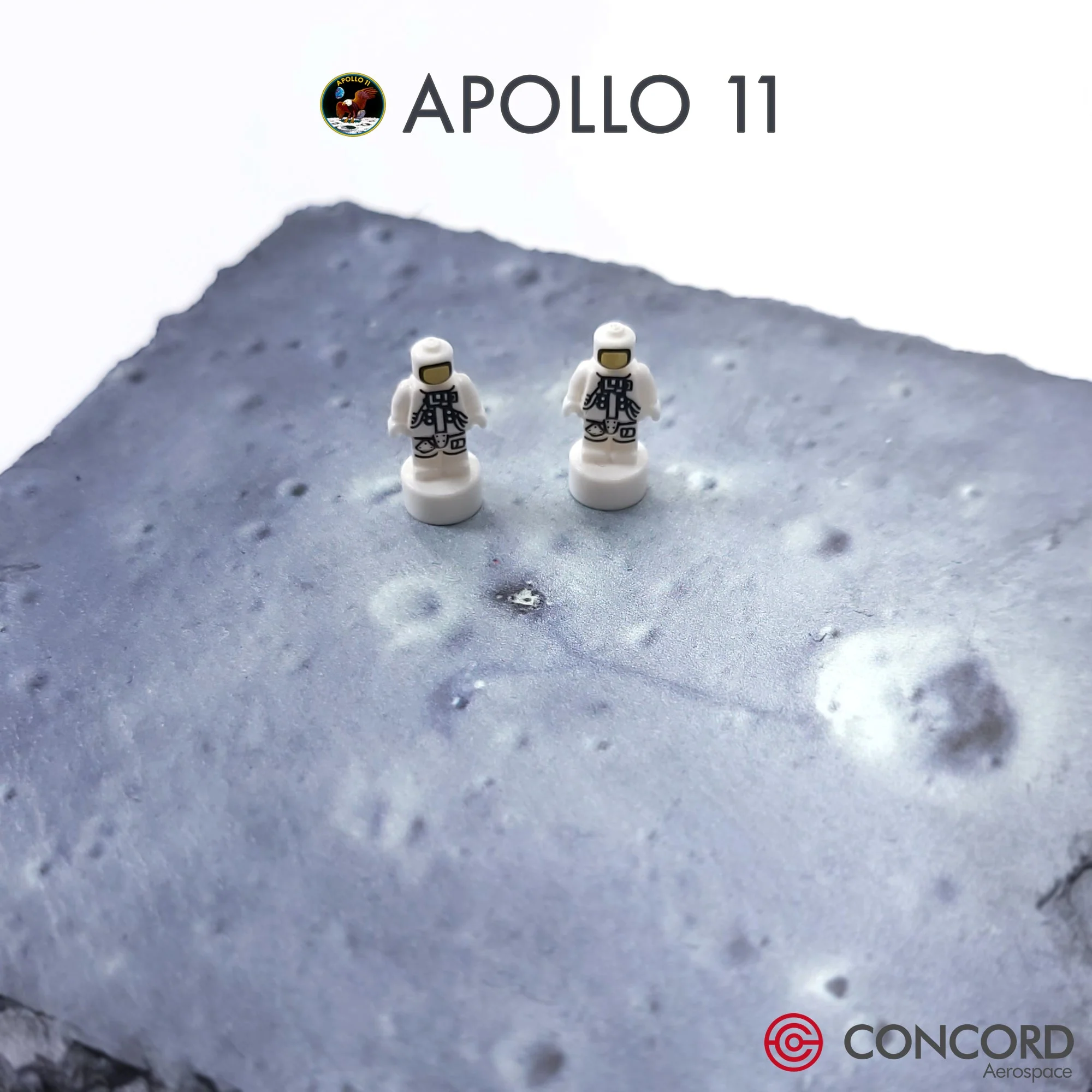 Apollo 11 "Sea of Tranquility" Landing Site Slate Astrocoaster - Image 5