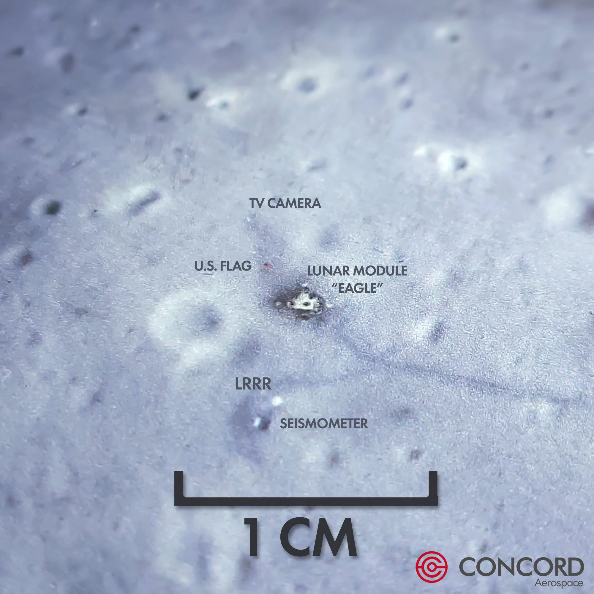 Apollo 11 "Sea of Tranquility" Landing Site Slate Astrocoaster - Image 6