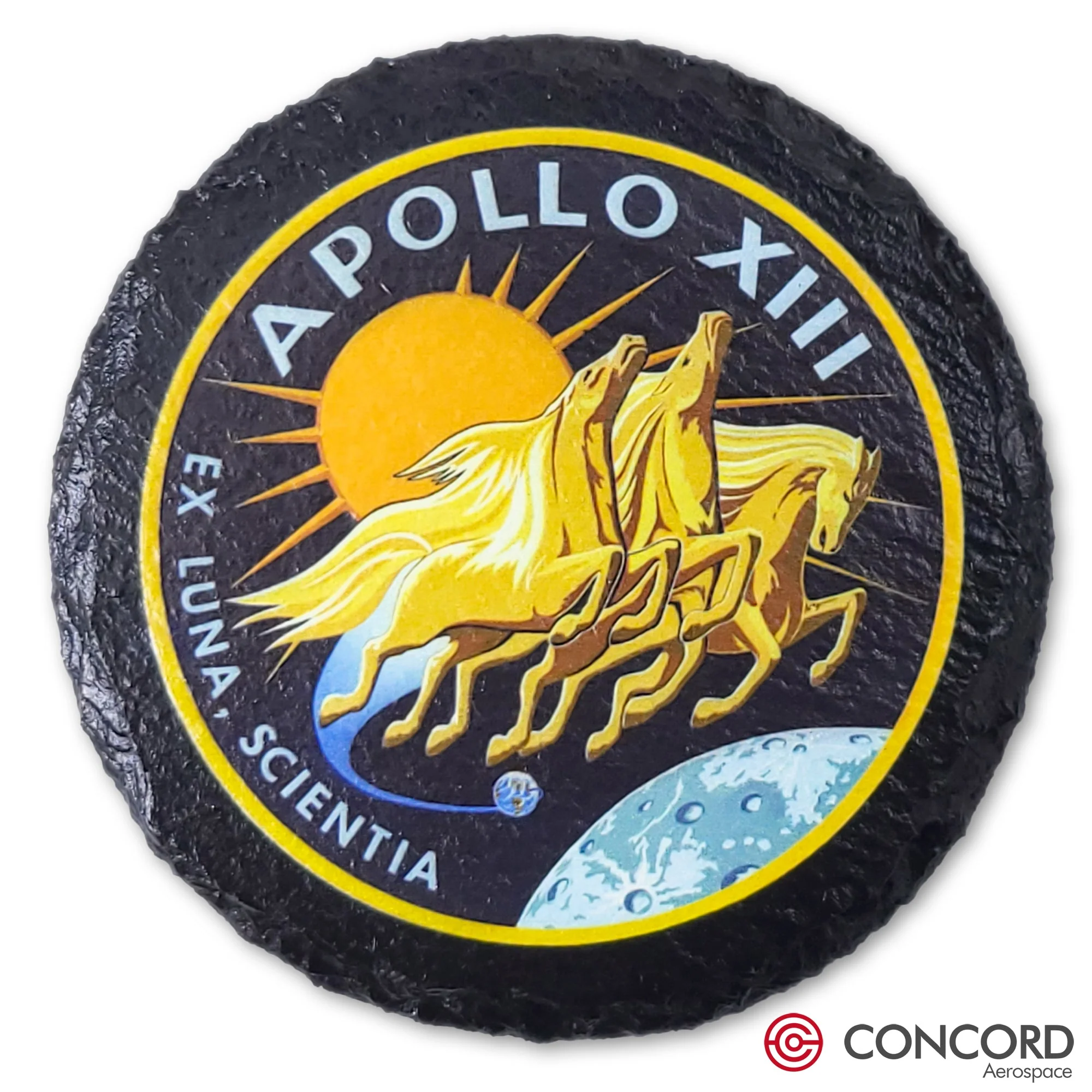 Apollo 13 Mission Slate Coaster