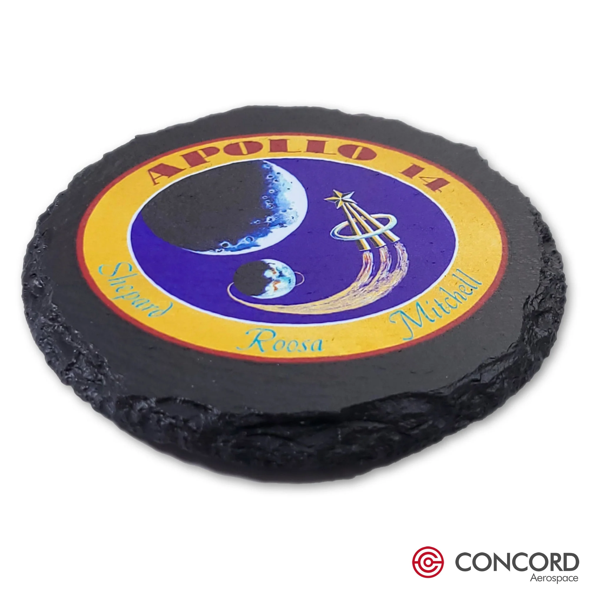 Apollo 14 Mission Slate Coaster - Image 2