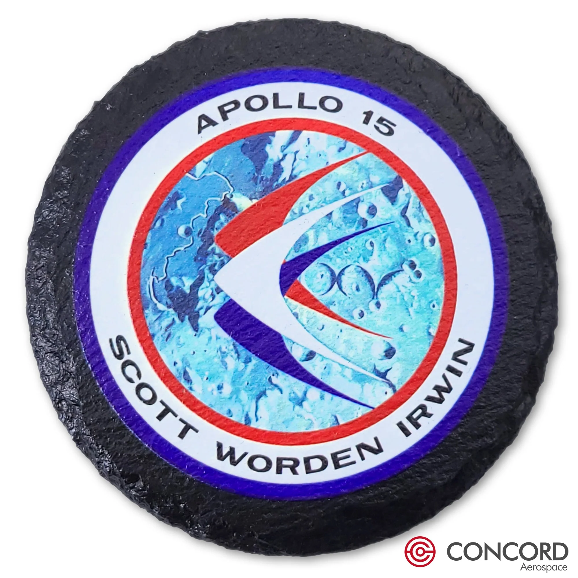 Apollo 15 Mission Slate Coaster