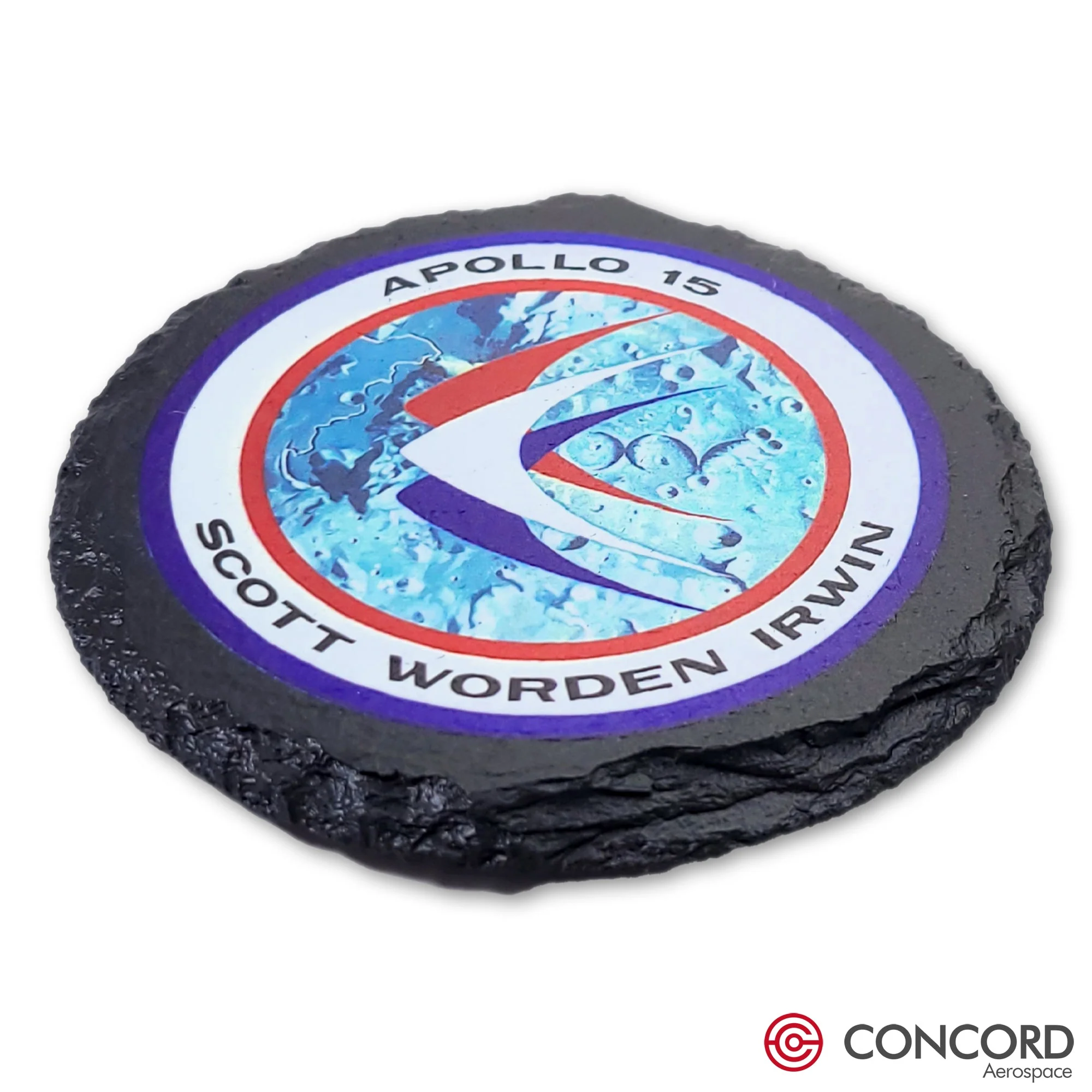 Apollo 15 Mission Slate Coaster - Image 2