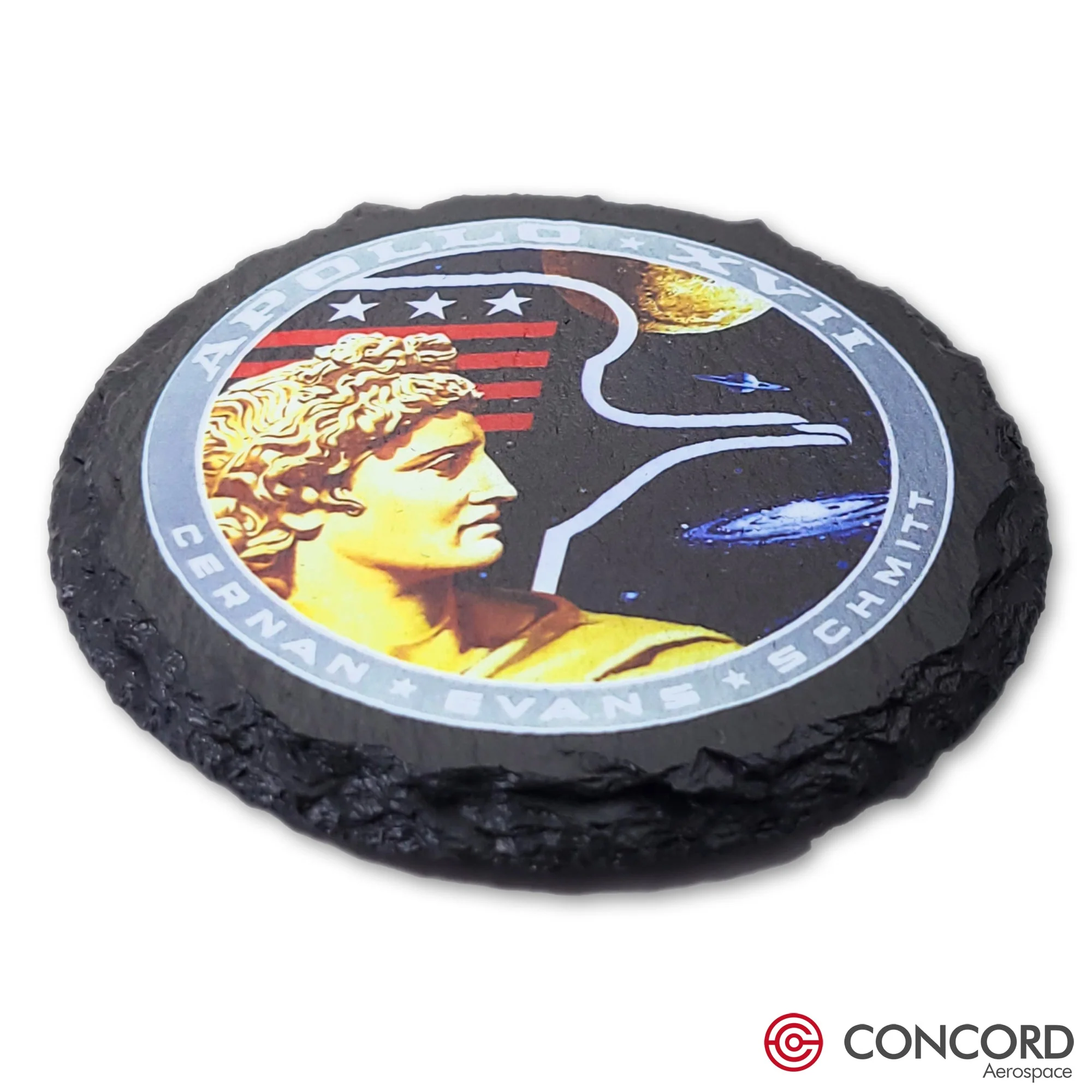 Apollo 17 Mission Slate Coaster - Image 2