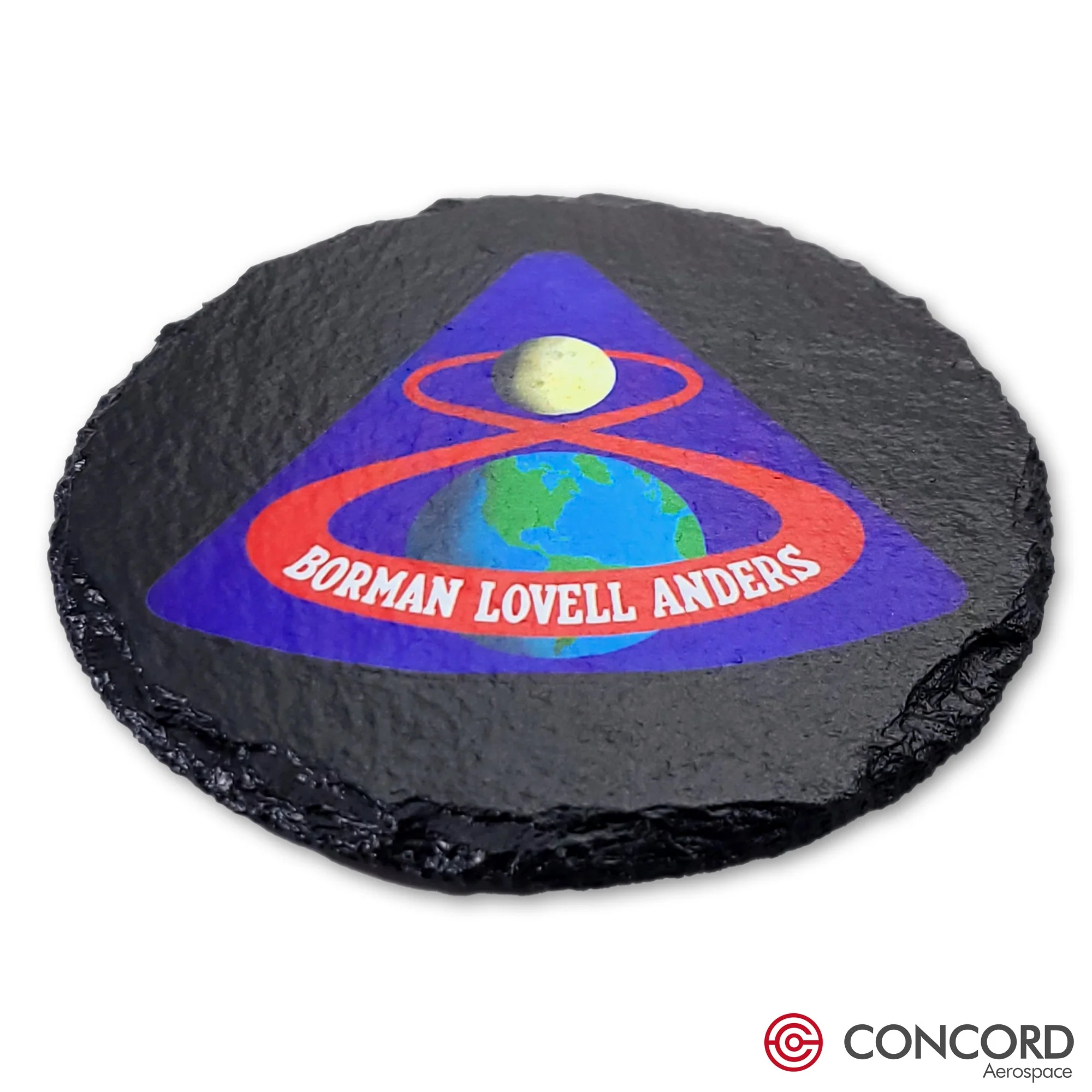 Apollo 8 Mission Slate Coaster - Image 2