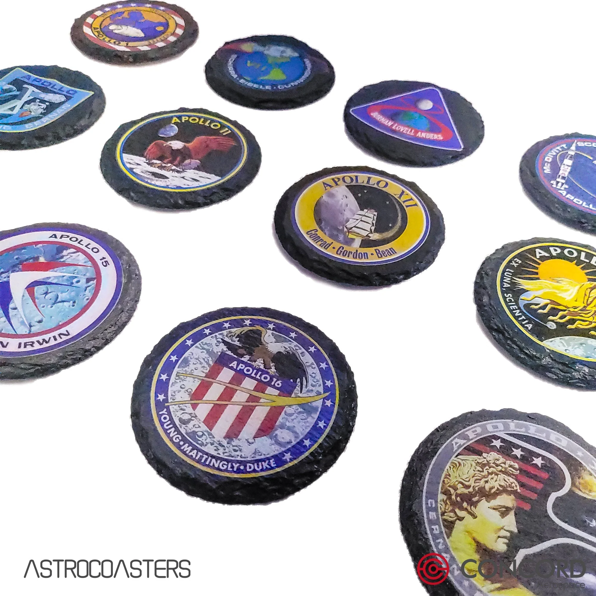 Apollo Program Set of 13 Slate Coasters - Image 6