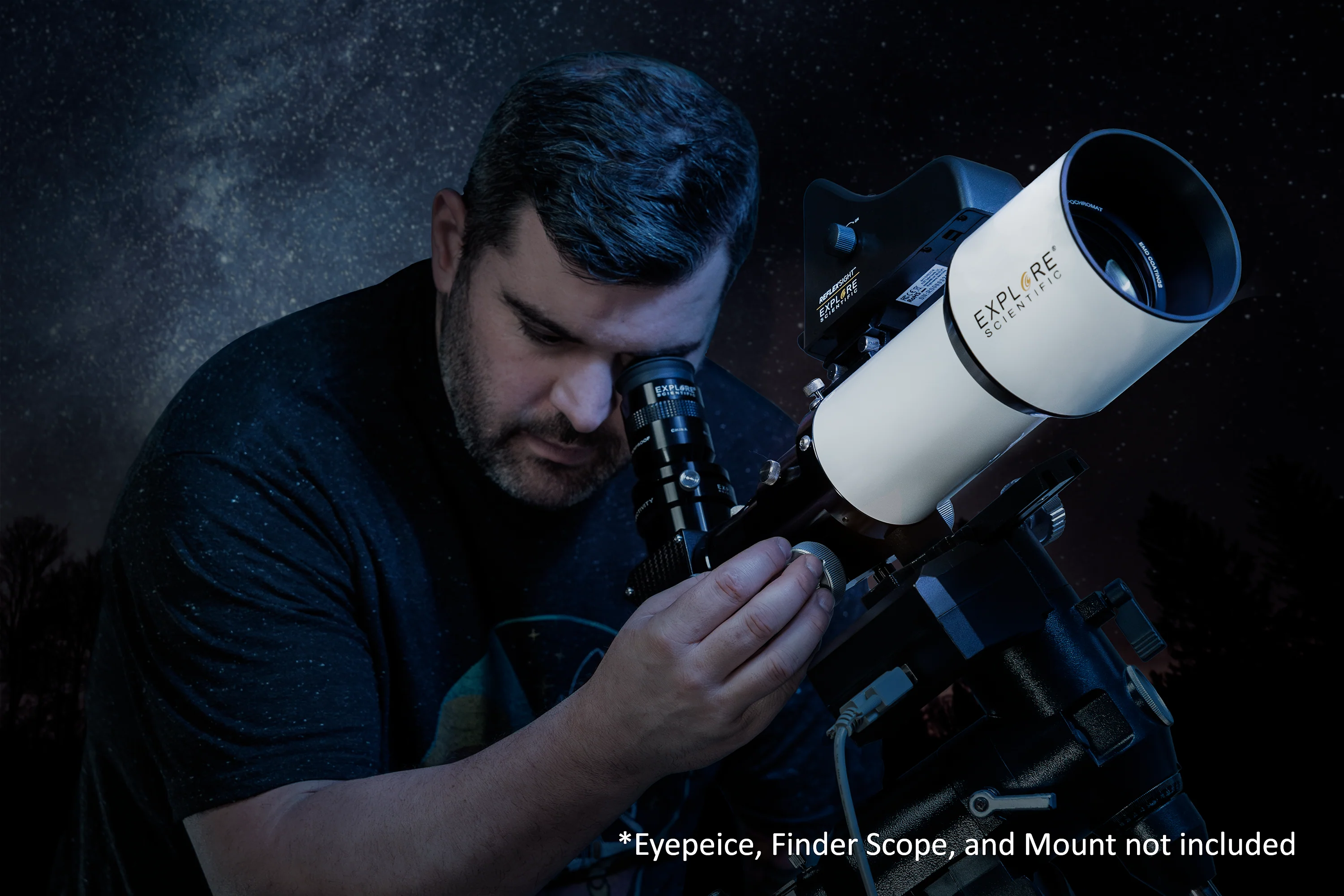 ED80 Essential Series Air-Spaced Triplet Refractor Astrophotography Telescope - Image 3