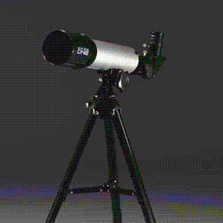 Explore One CF350 Silver Carbon Fiber Wrap 50mm AZ Mount Telescope - Image 4