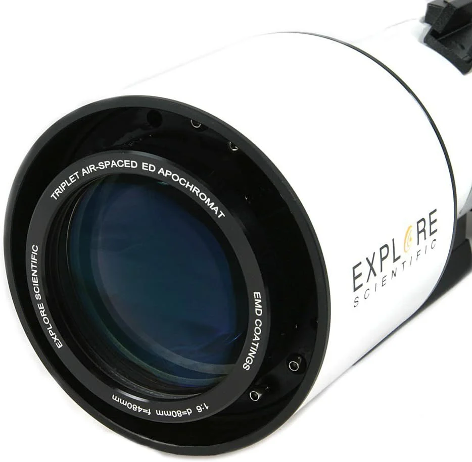 Explore Scientific ED80 Essential Series Air-Spaced Triplet Refractor Telescope - ES-ED0806-02 - Image 6