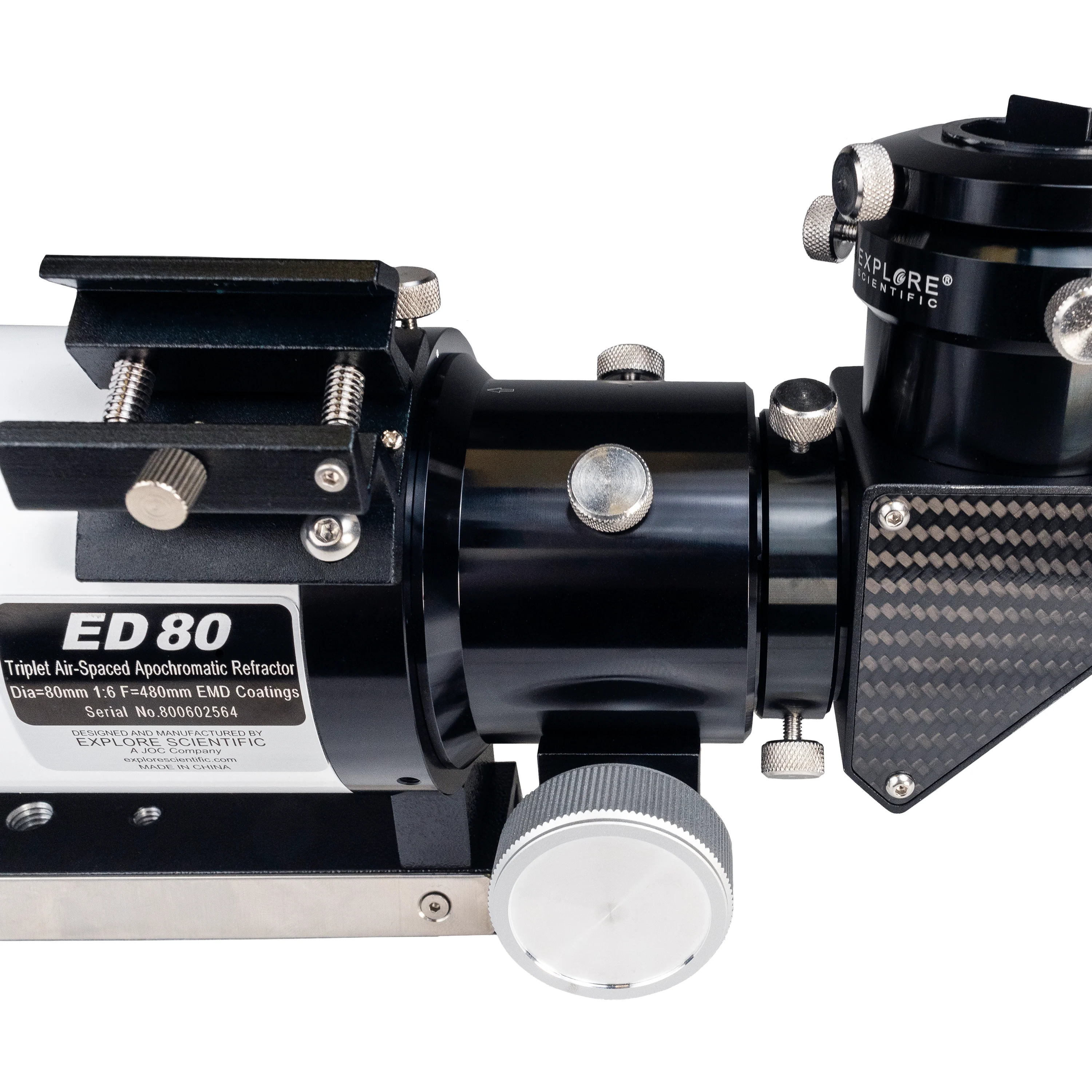 Explore Scientific ED80 Essential Series Air-Spaced Triplet Refractor Telescope - ES-ED0806-02 - Image 9