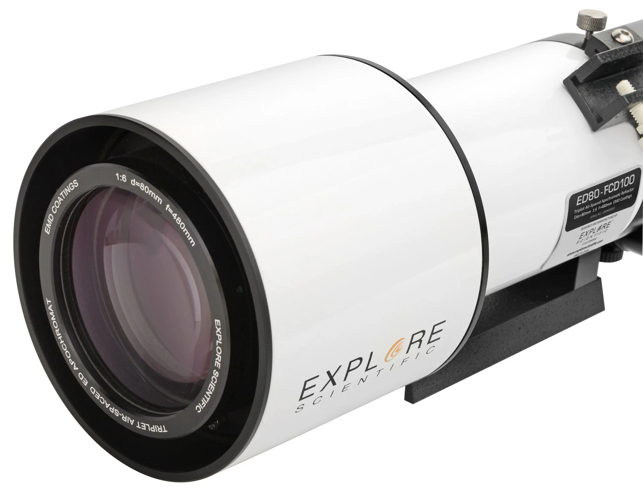 Explore Scientific ED80-FCD100 Series Air-Spaced Triplet Refractor Telescope - FCD100-0806-02 - Image 2