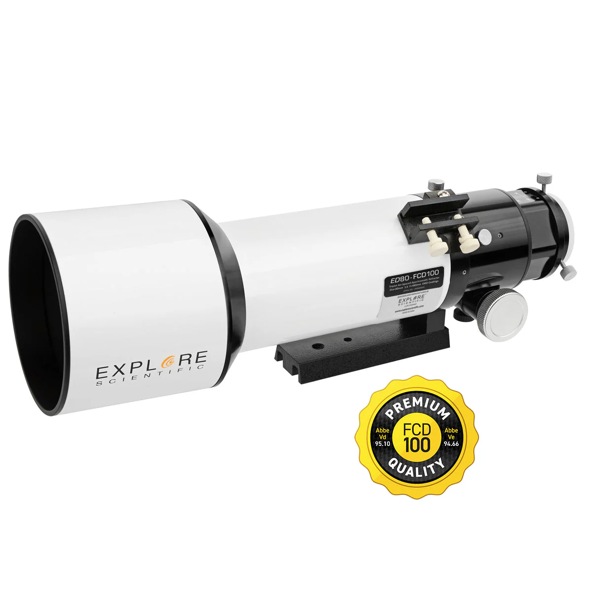 Explore Scientific ED80-FCD100 Series Air-Spaced Triplet Refractor Telescope - FCD100-0806-02 - Image 5