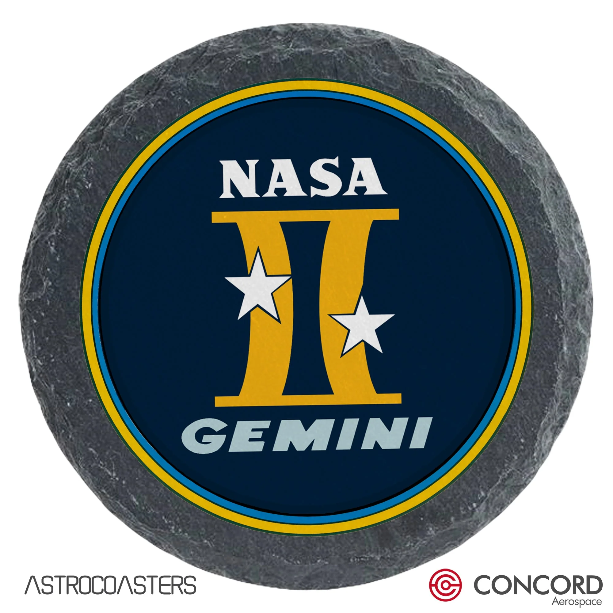 Gemini Program Slate Coaster