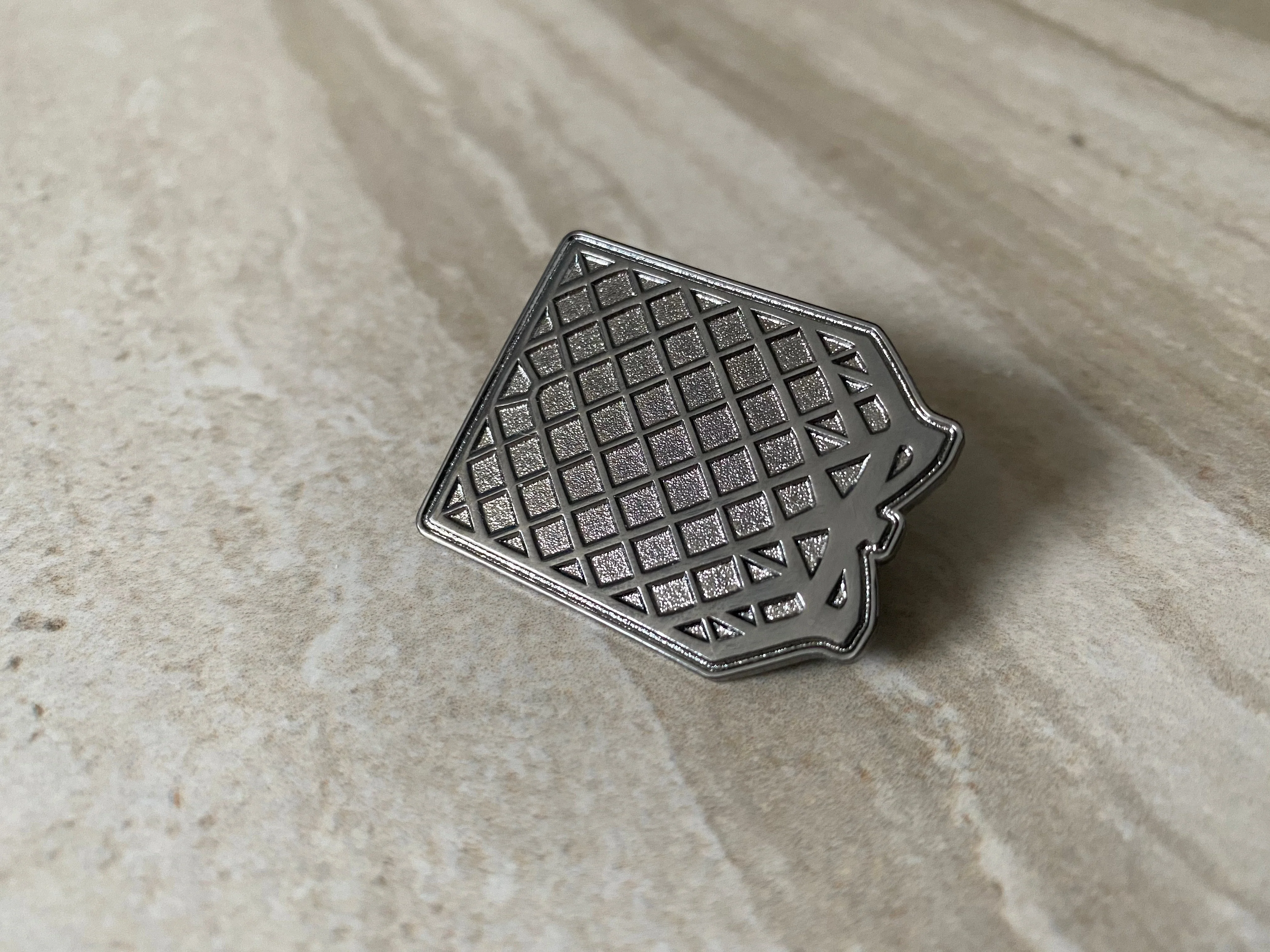Grid Fin Hard Enamel Pin - Image 4