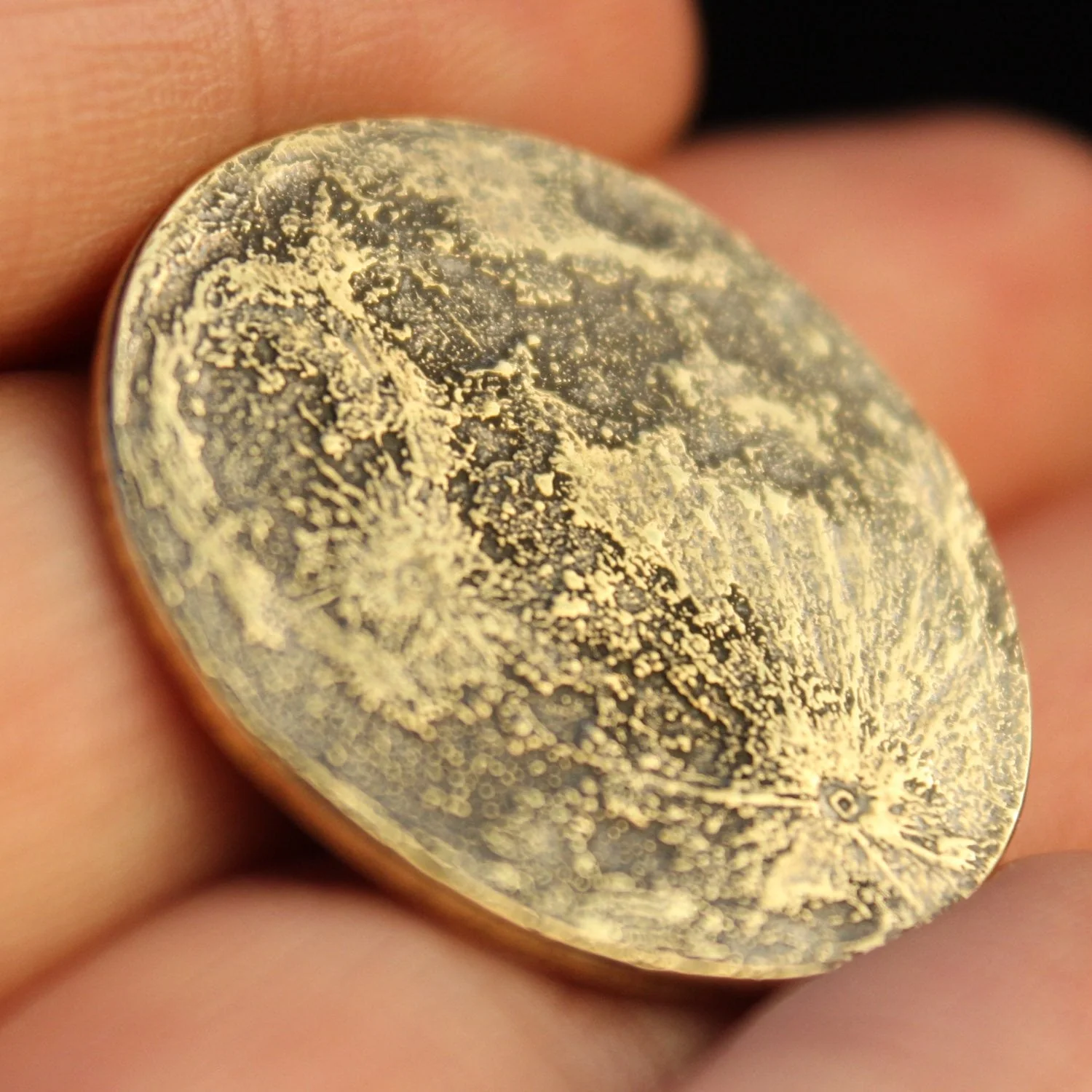 Harvest Moon Bundle - Set of 5 Brass Moon Coins - Image 5