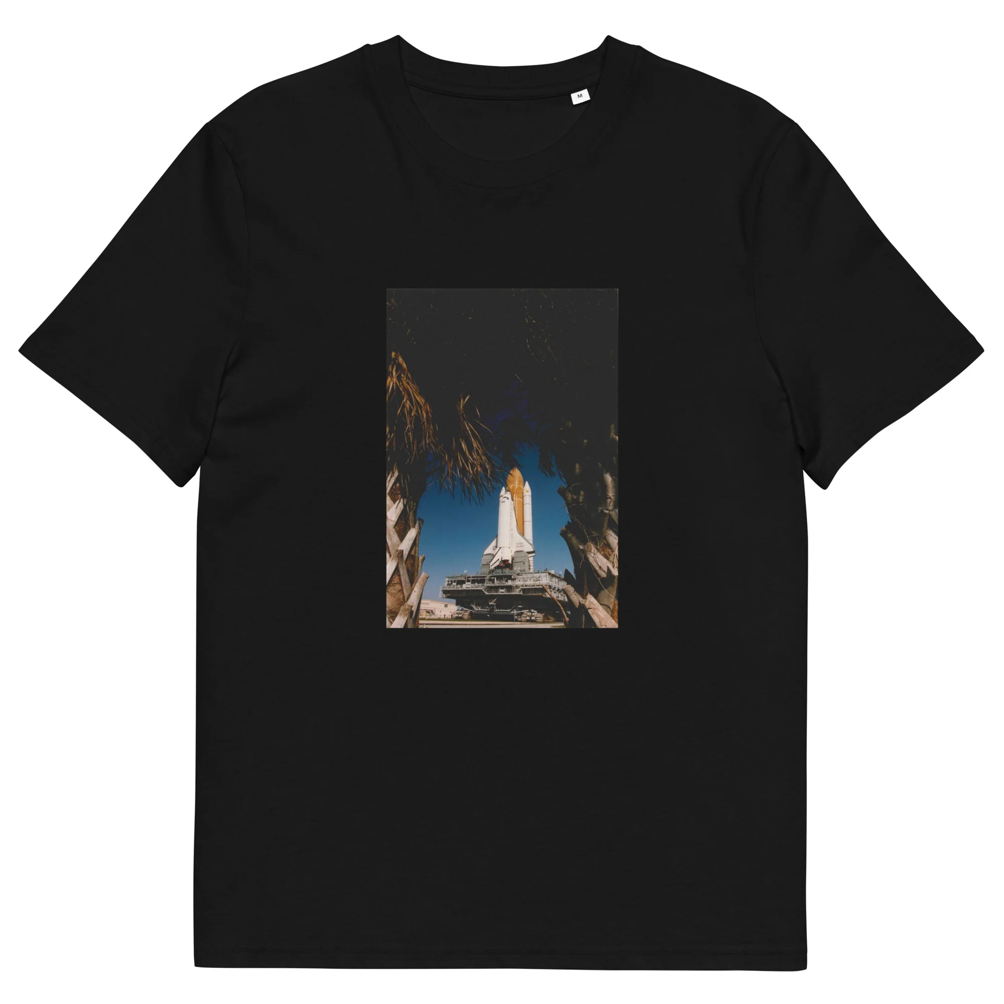 NASA Space Shuttle Discovery Custom Organic Cotton T-Shirt - Image 3