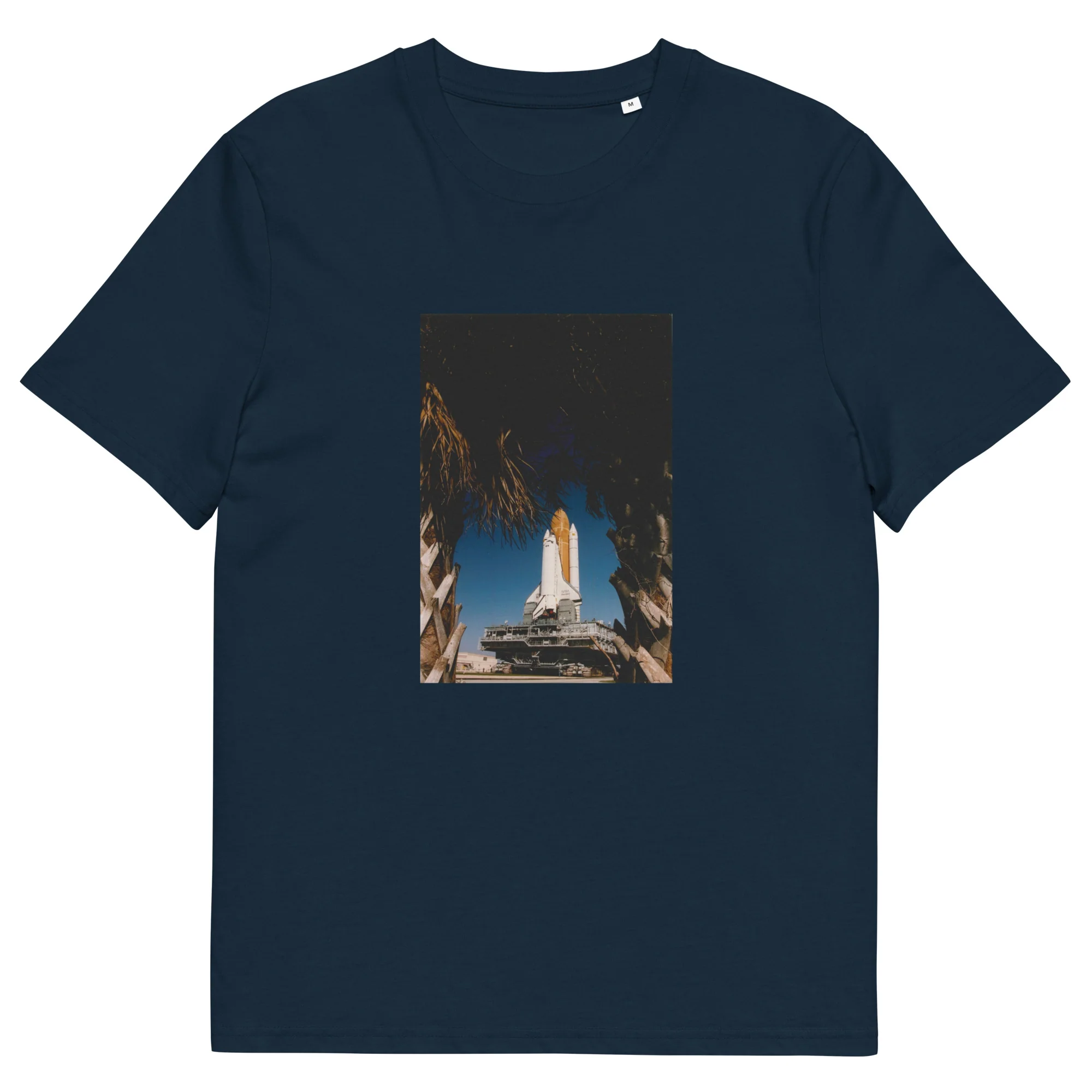 NASA Space Shuttle Discovery Custom Organic Cotton T-Shirt - Image 4