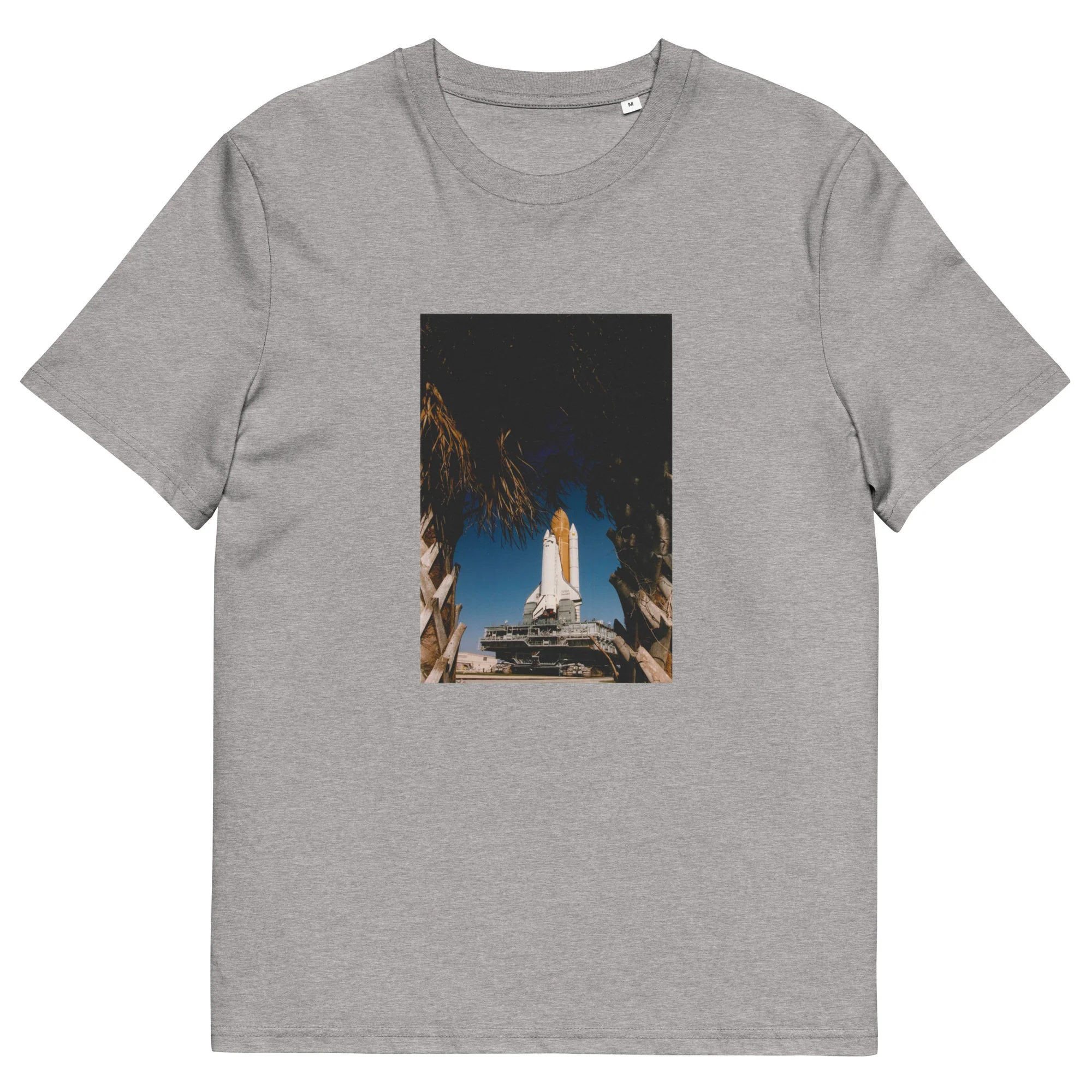 NASA Space Shuttle Discovery Custom Organic Cotton T-Shirt - Image 7