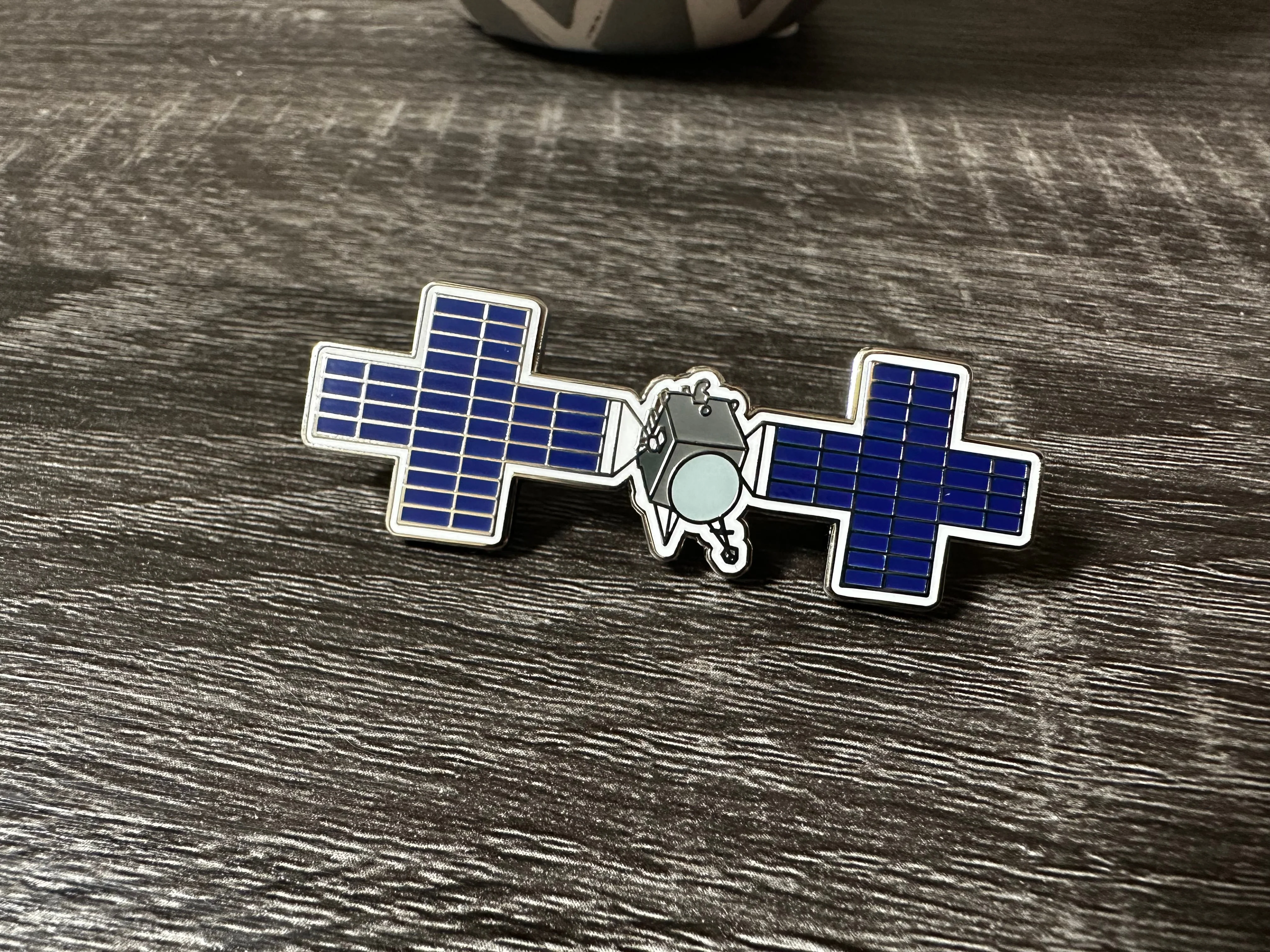 Pysche Spacecraft Enamel Pin - Image 3
