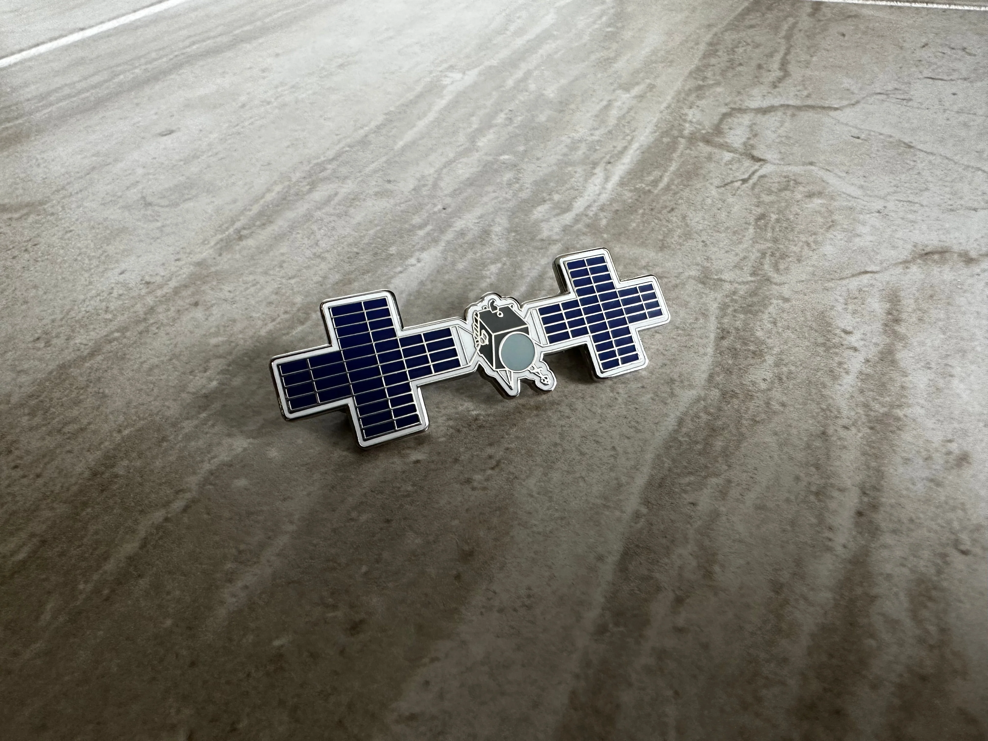 Pysche Spacecraft Enamel Pin - Image 4