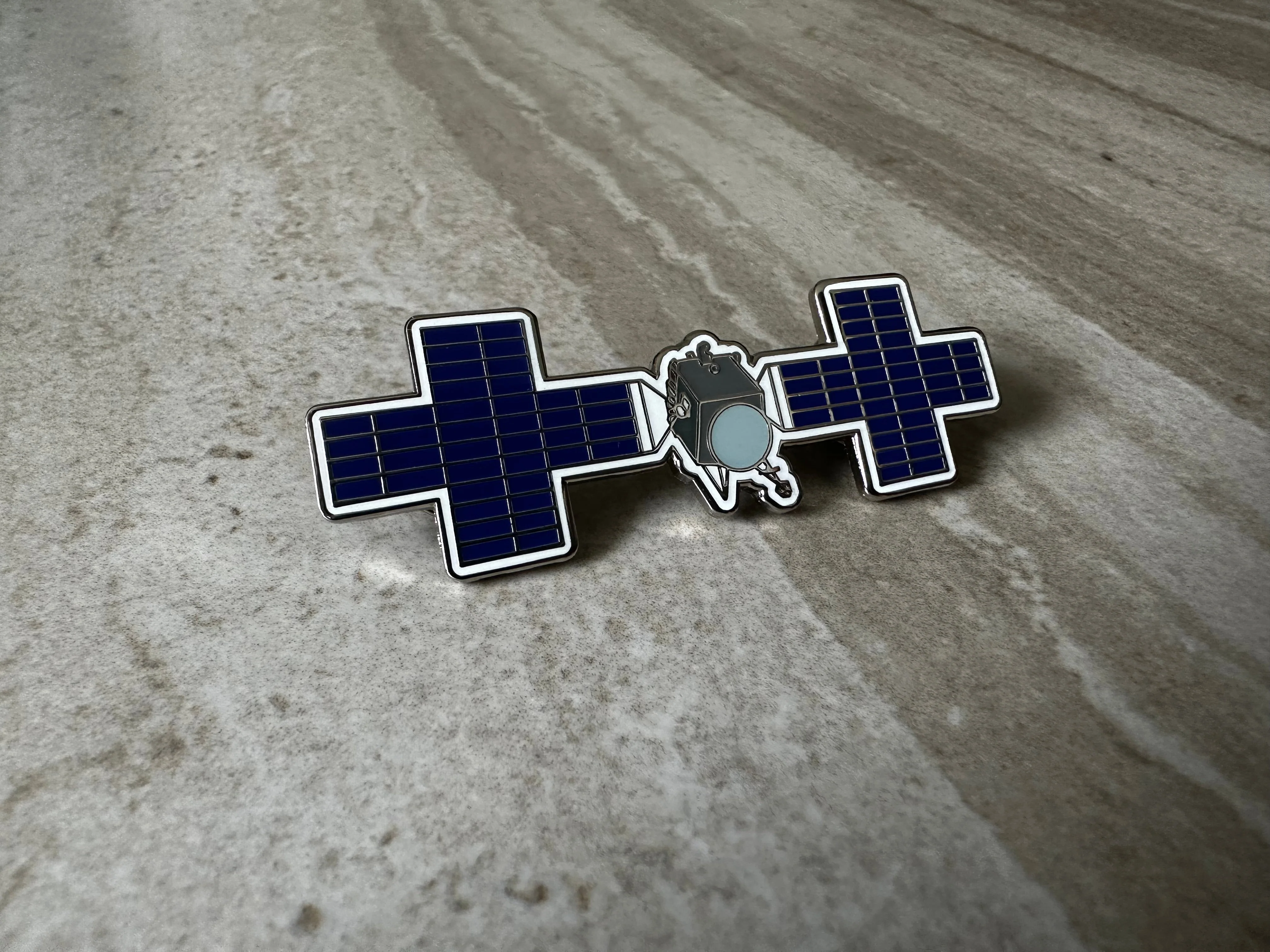 Pysche Spacecraft Enamel Pin - Image 5