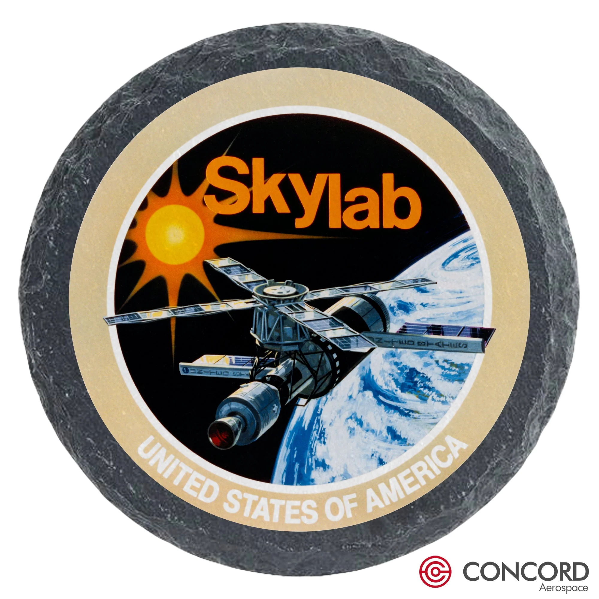 Skylab Program Slate Coaster