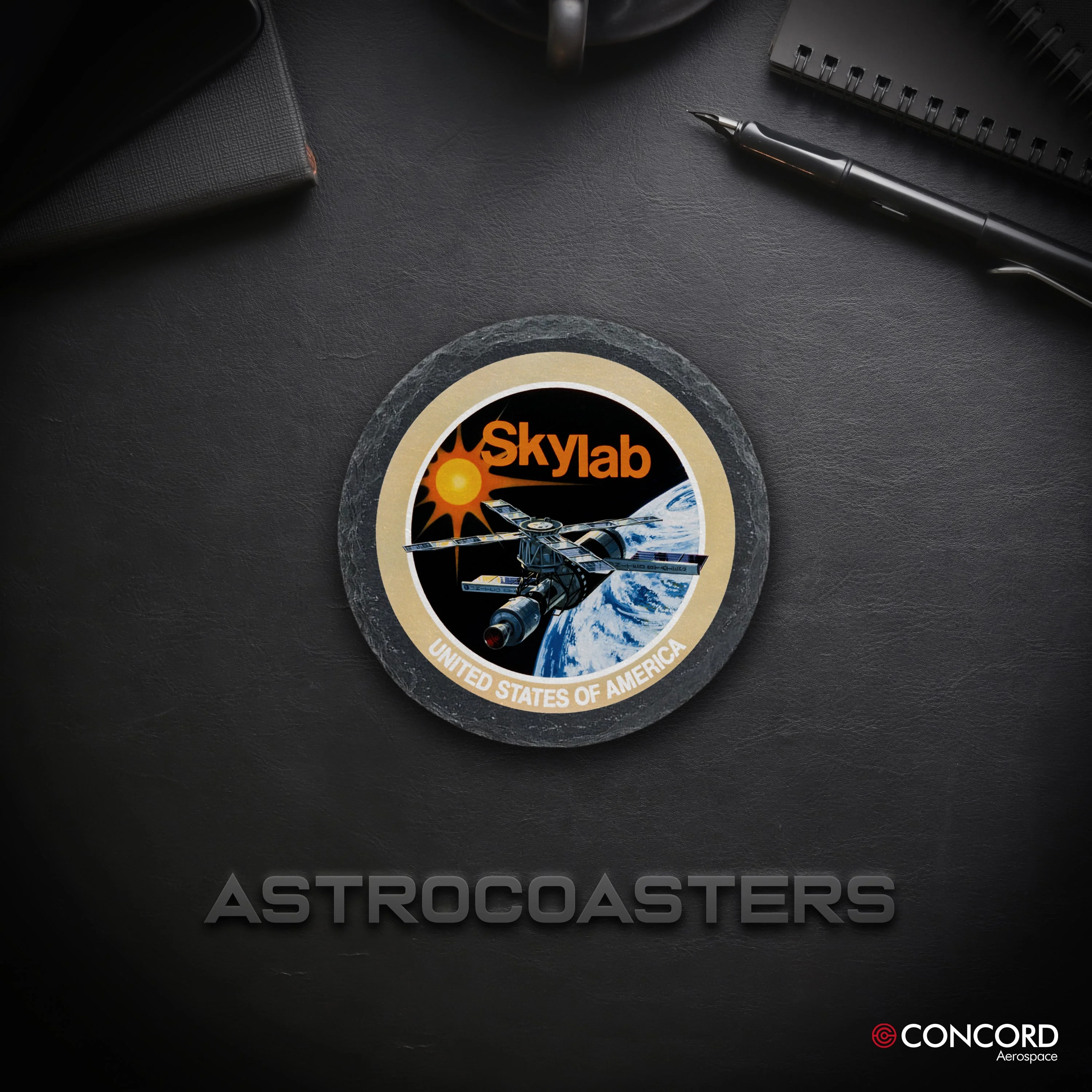 Skylab Program Slate Coaster - Image 2