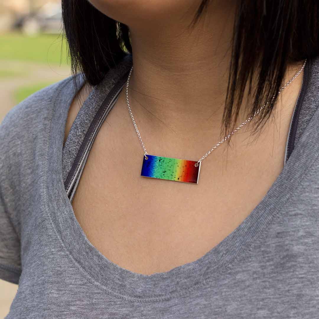 Solar Spectrum Bar Necklace - Image 2