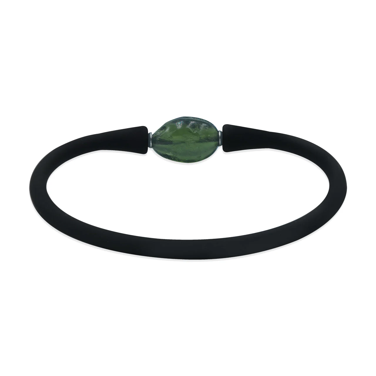Starborn Moldavite Bead Silicone Bracelet - Image 3