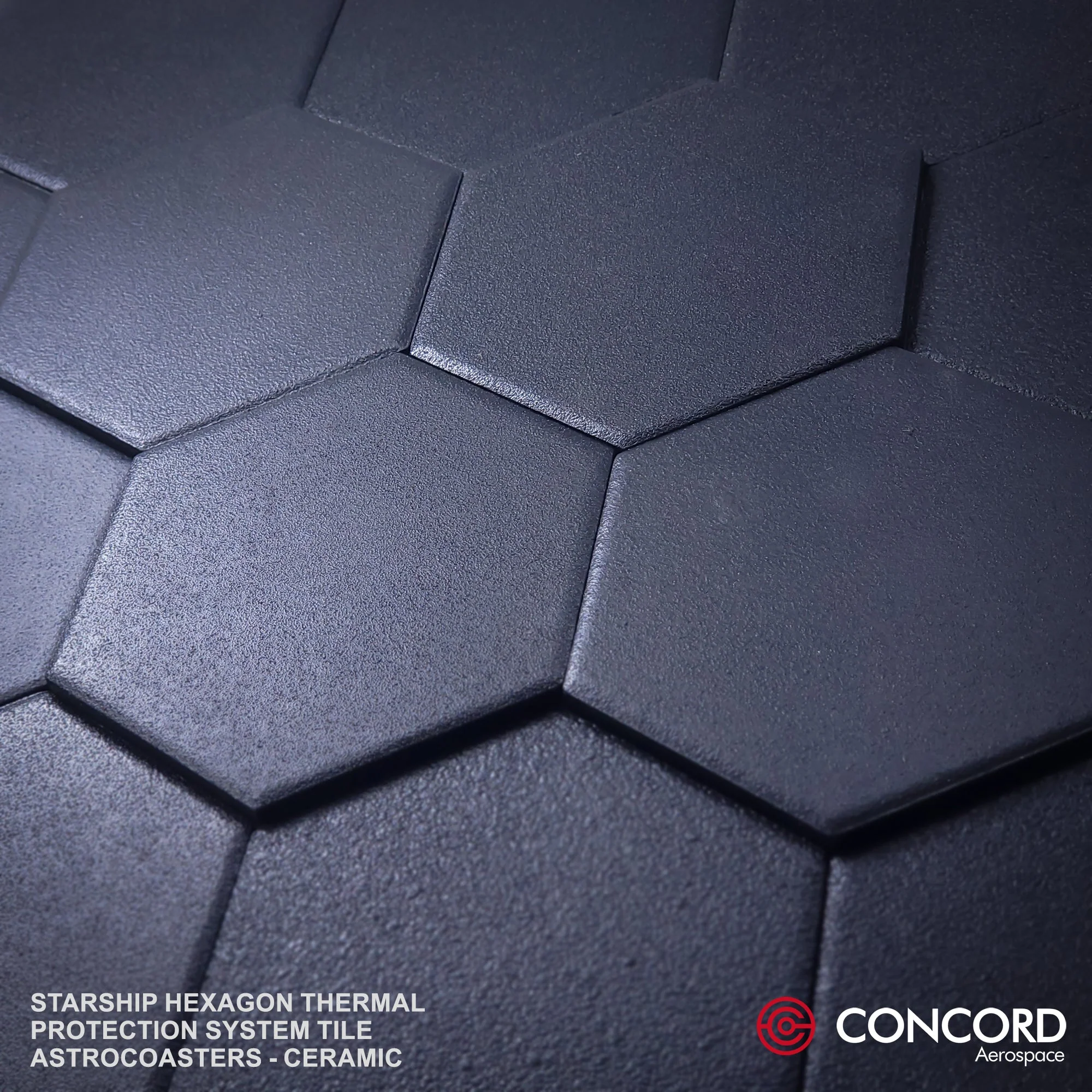 Starship Hexagon Thermal Protection System Tile Astrocoaster
