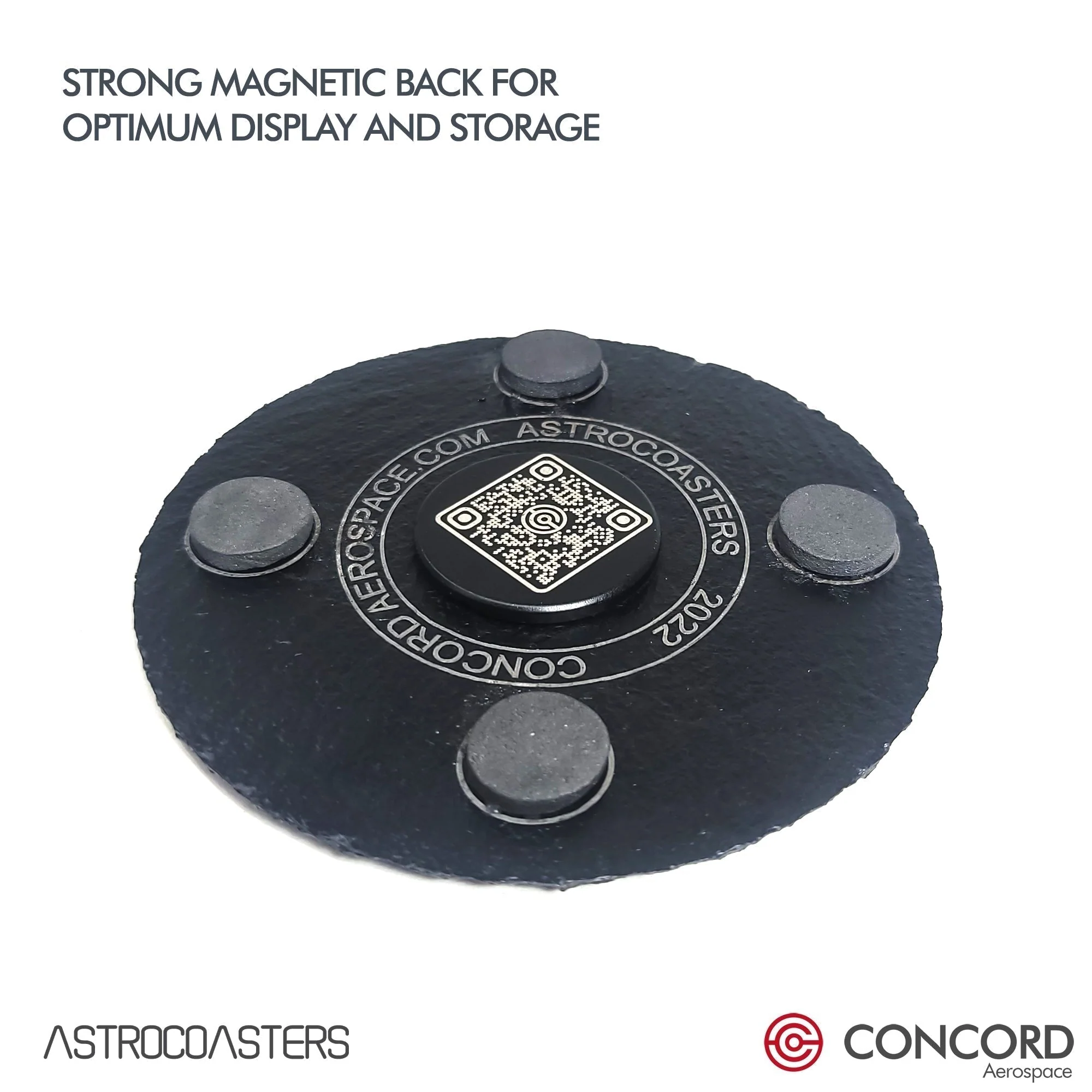 STS-6 Space Shuttle Slate Coaster - Image 4