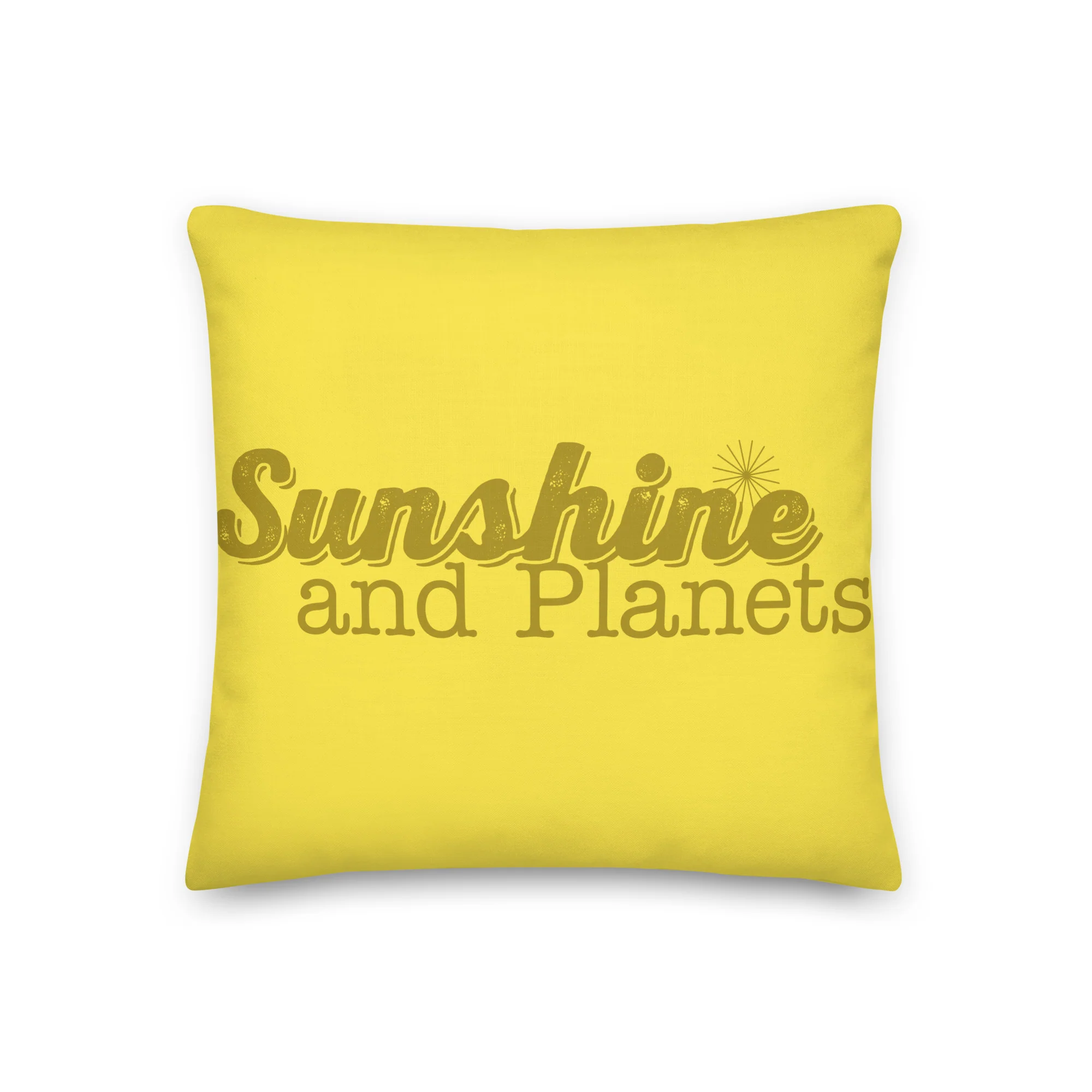 Sunshine and Planets Pillow - Image 2